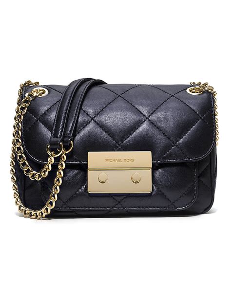 michael kors sloan small quilted leather crossbody bag|Kors sloan editor.